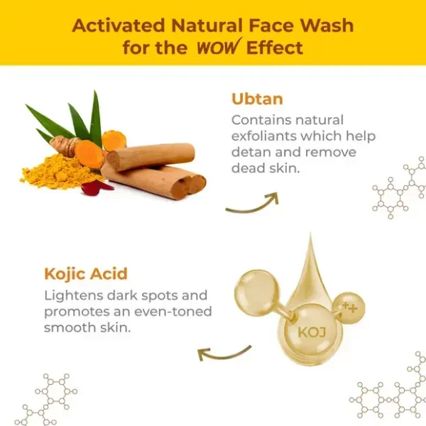 WOW Skin Science Ubtan Cleansing Face Wash - Image 2